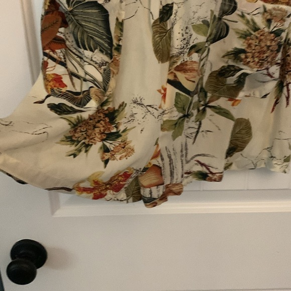 Cupshe Tropical Floral Leaf Print Scoop Neck Romper - Picture 7 of 9